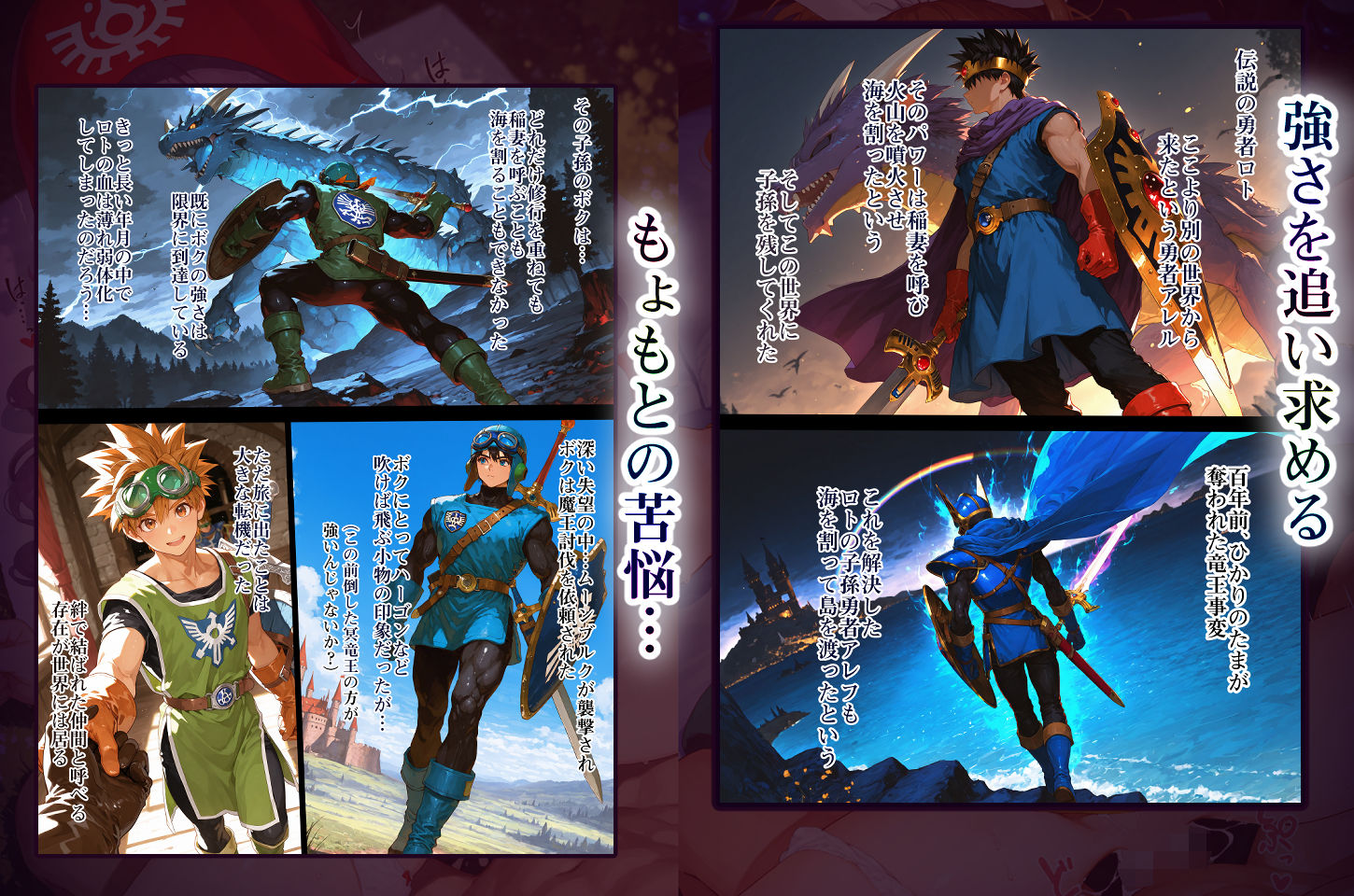 DQ2 Inbreeding of Loto’s Bloodline 旅の道中王女2人と種付け交尾の毎日 魔王が先か、孕ませが先か サンプル2ページ目
