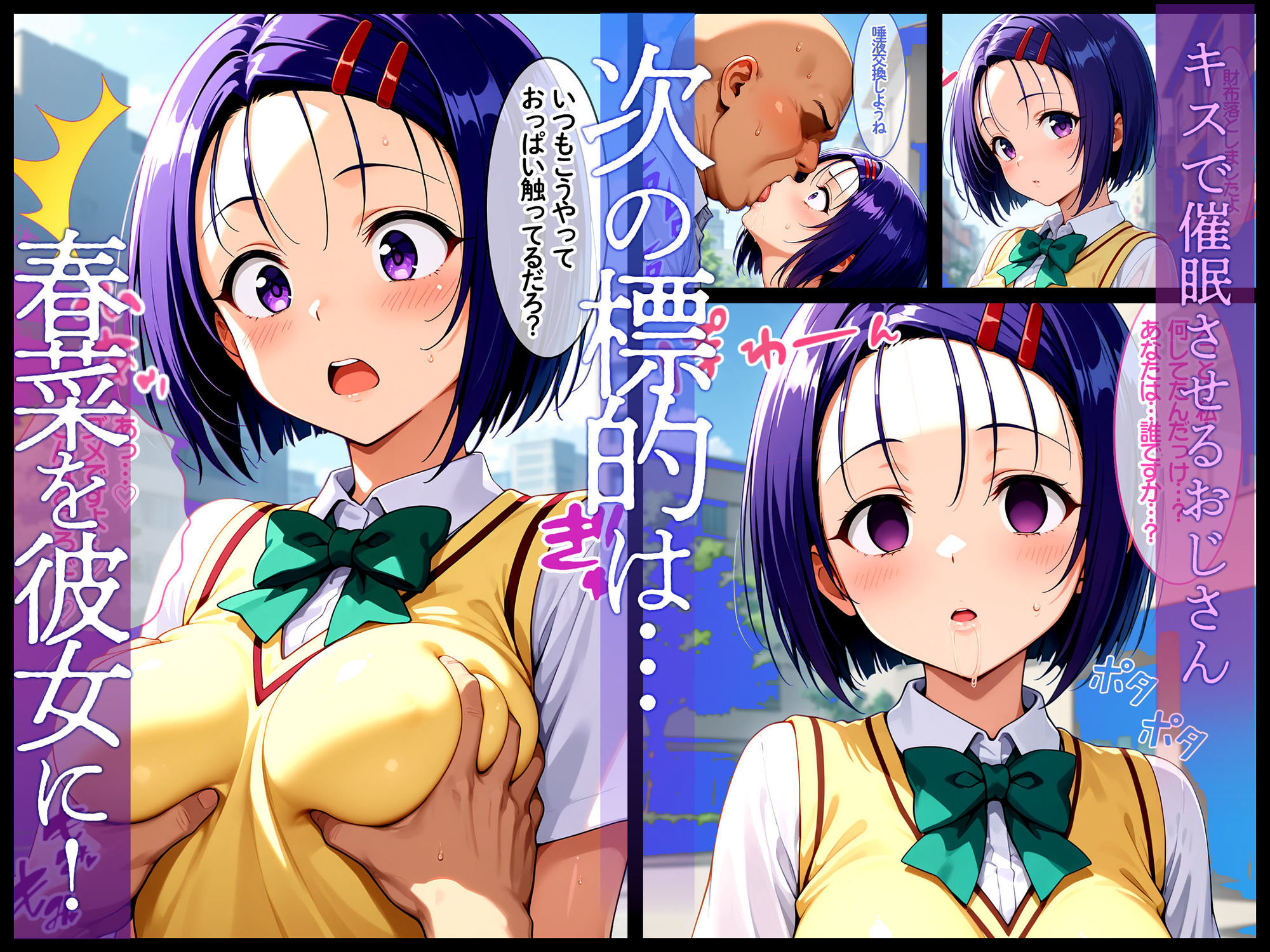 わたしの彼氏がエロ過ぎて…キスで催● 彼女をビッチ調教  〜前編〜 サンプル1ページ目