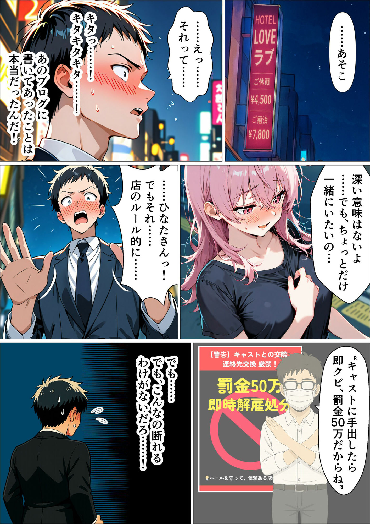 セフレ無限生成職【風俗スタッフ】に転職した結果、性欲処理に追われる日々が始まった元・陰キャの俺 サンプル7ページ目