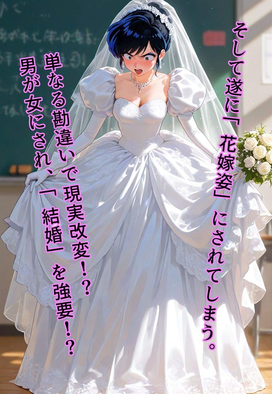 花嫁は元男！？愛と勘違いは宇宙規模 サンプル7ページ目
