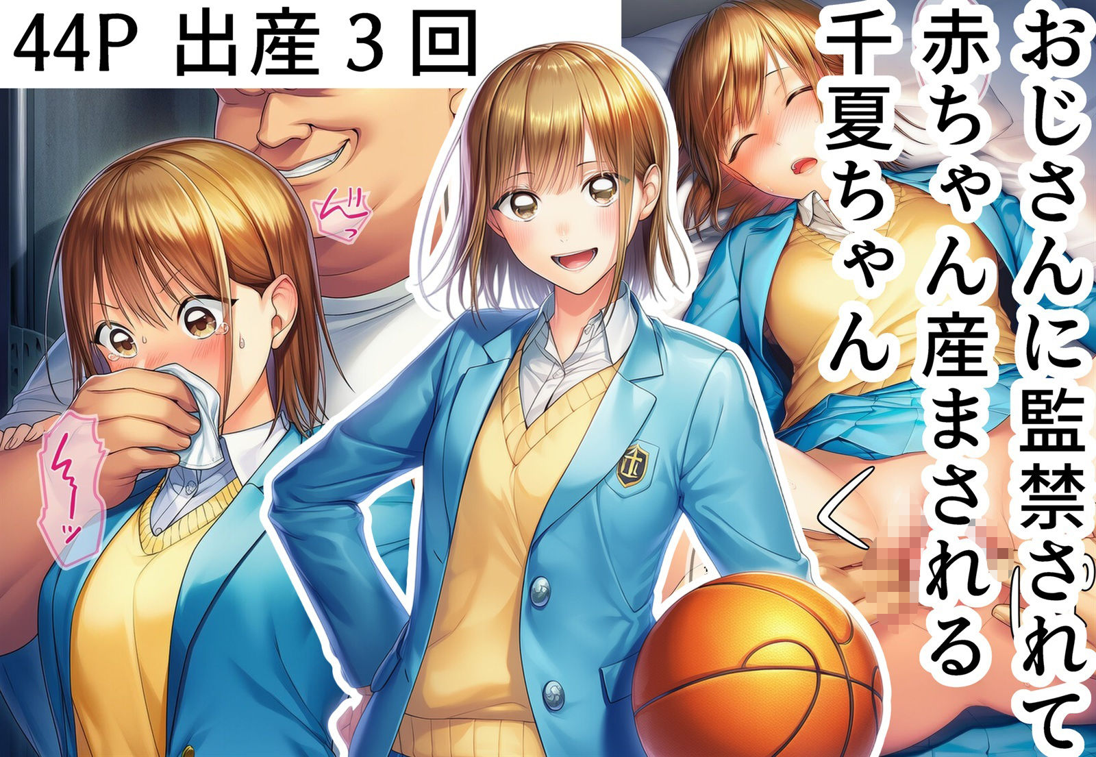 おじさんに監禁されて赤ちゃん産まされる千夏ちゃん サンプル1ページ目