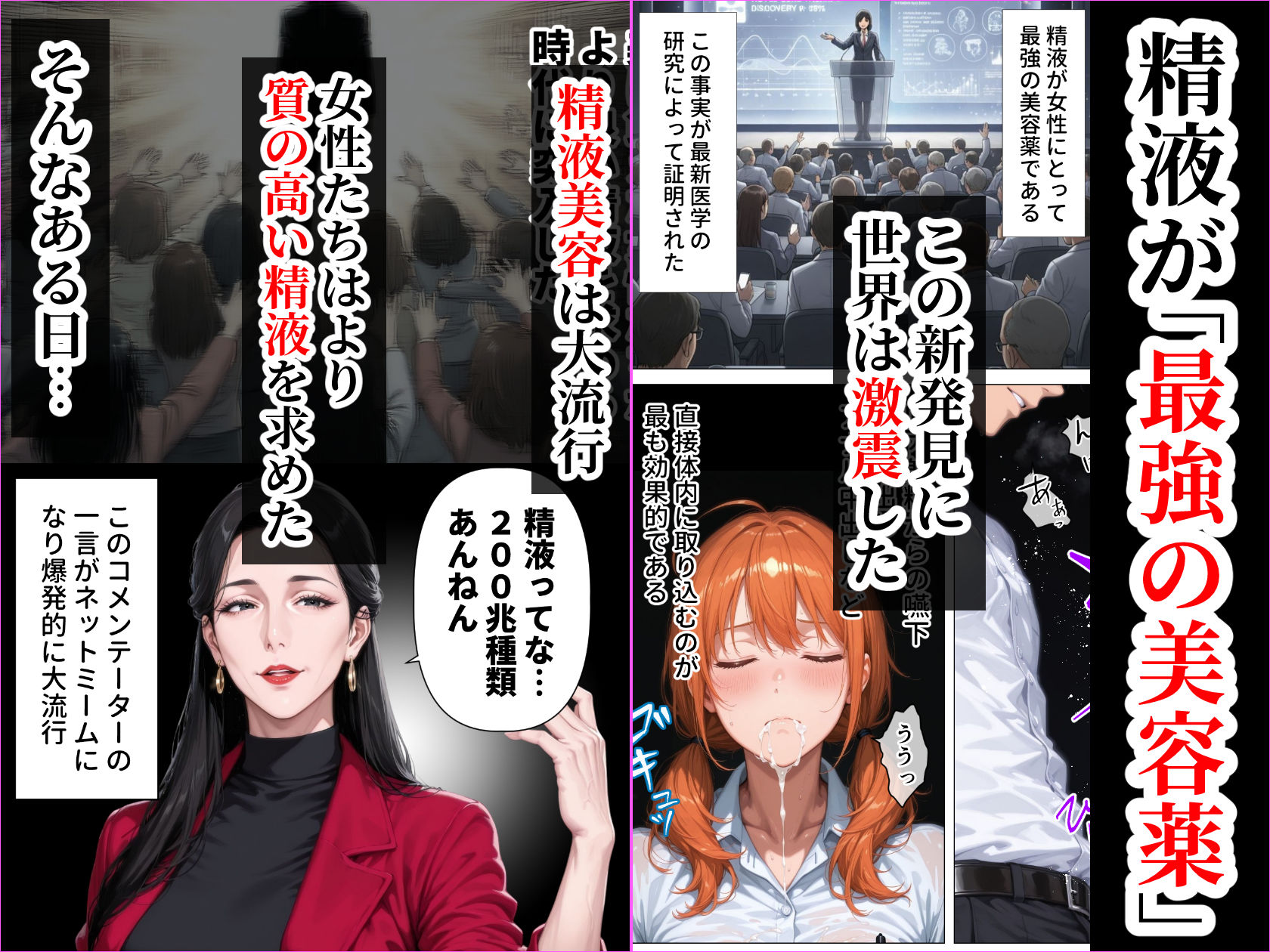 【精液が最強の美容薬の世界】 SSSレア精液で人生逆転！むちむち人妻女医の特別検診 サンプル2ページ目