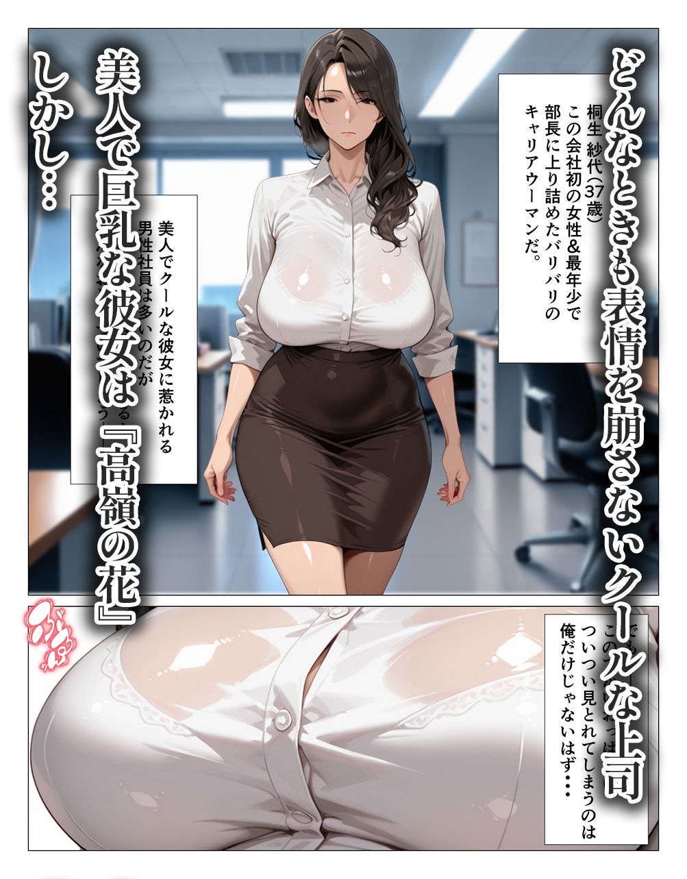 クール系巨乳上司のご奉仕残業デトックス サンプル1ページ目