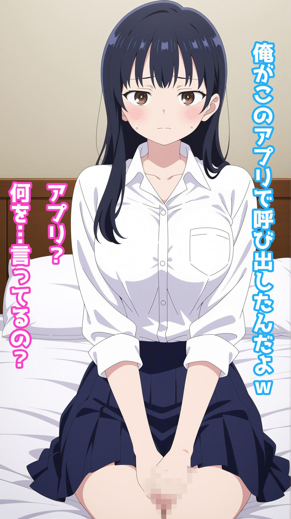【一部セリフつき】Deliサモ☆ 美少女とおじさん強●召喚アプリ - 僕のモデルJK編 - サンプル2ページ目