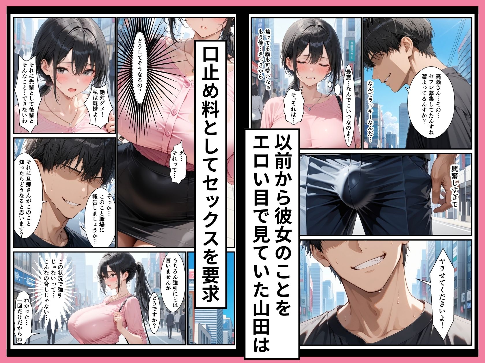 尻マニアの僕がマッチングしたデカ尻美人妻はバイト先のまじめ先輩 サンプル6ページ目