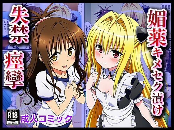 媚薬キメセク漬け！失禁痙攣アクメでアヘとろ肉便器に 〜美柑、ヤミ編〜【ToLOVEる】