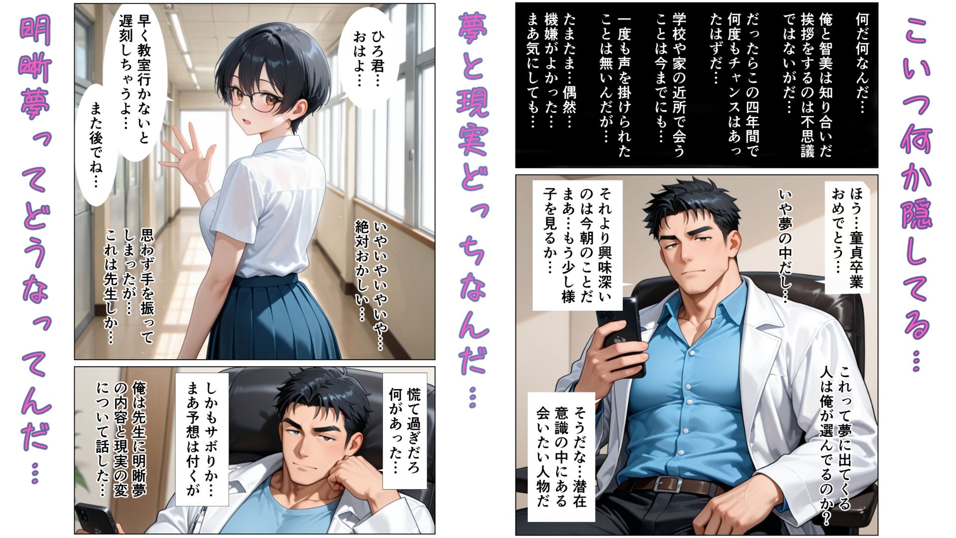 幼馴染は無慈悲な夜の女王  -または俺は如何にして明晰夢を支配するようになったか- サンプル10ページ目
