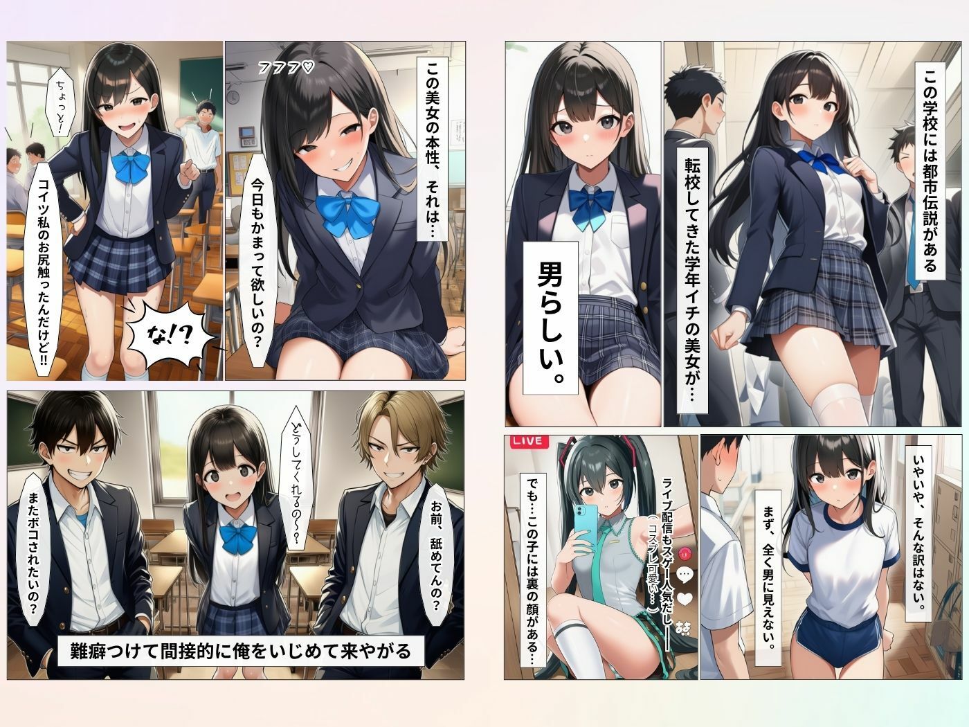 俺をイジメた男の娘♂を100日後に孕ませた話 サンプル1ページ目