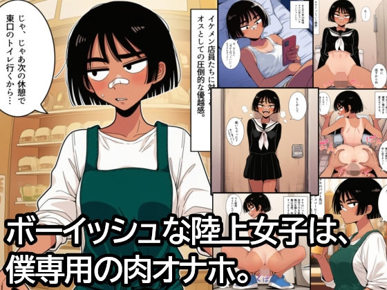 ボーイッシュな陸上女子は、僕専用の肉オナホ。