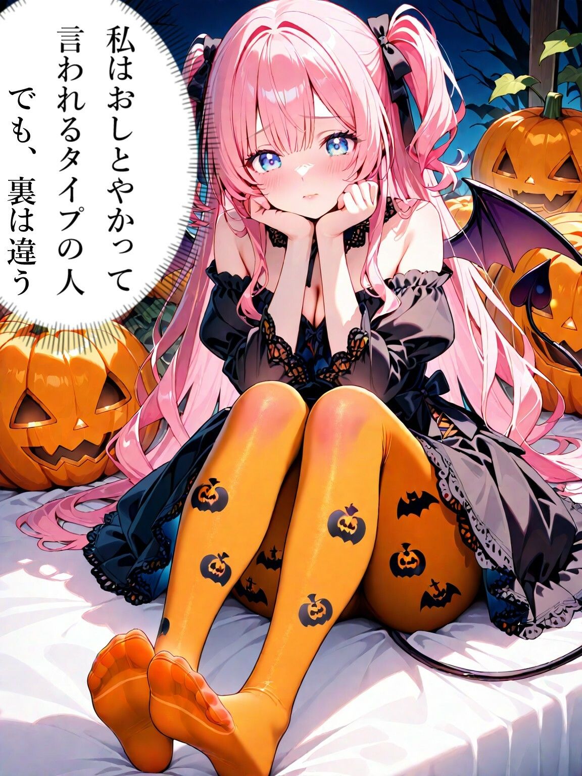 精子くれなきゃイタズラしちゃうぞ サンプル1ページ目