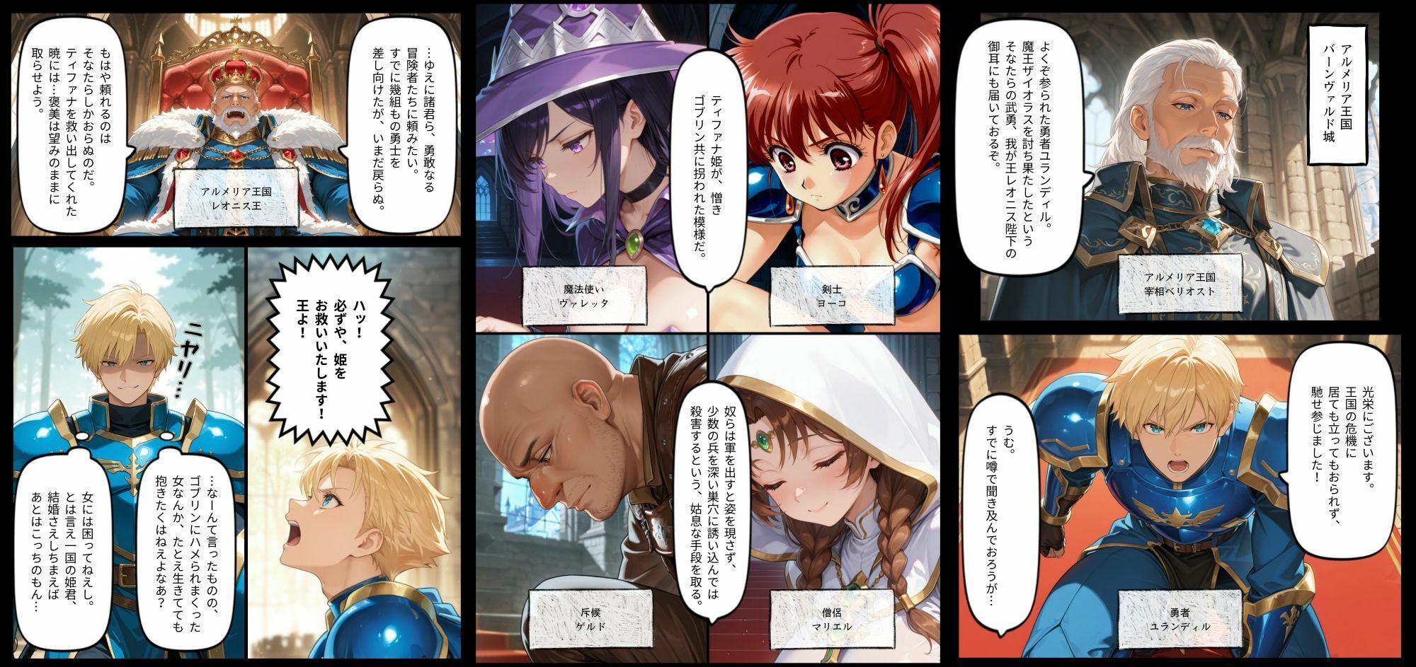 【コミック版】ゴブリン姦〜姫もエルフも冒険者も〜 サンプル2ページ目