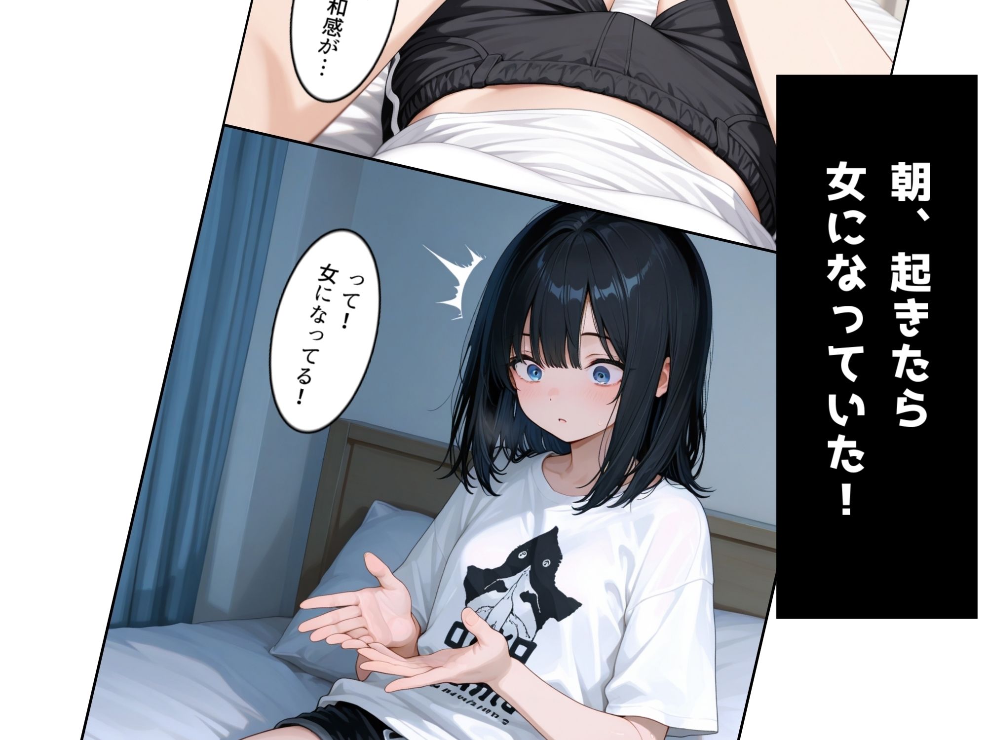 女になったし円光で稼ぐぞ！ サンプル1ページ目