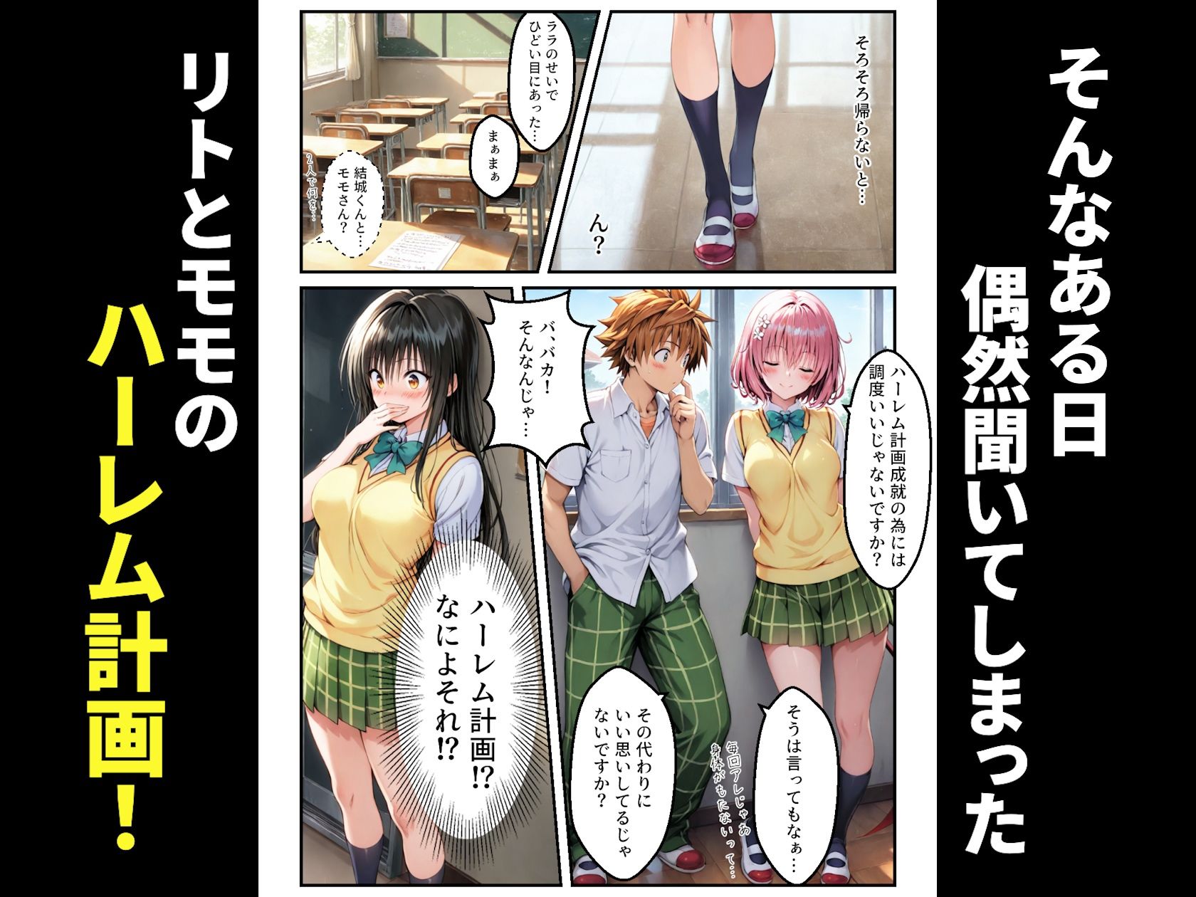 ガちんぽバトル！！ 〜ハレンチ風紀委員VS小悪魔お姫様〜 サンプル4ページ目