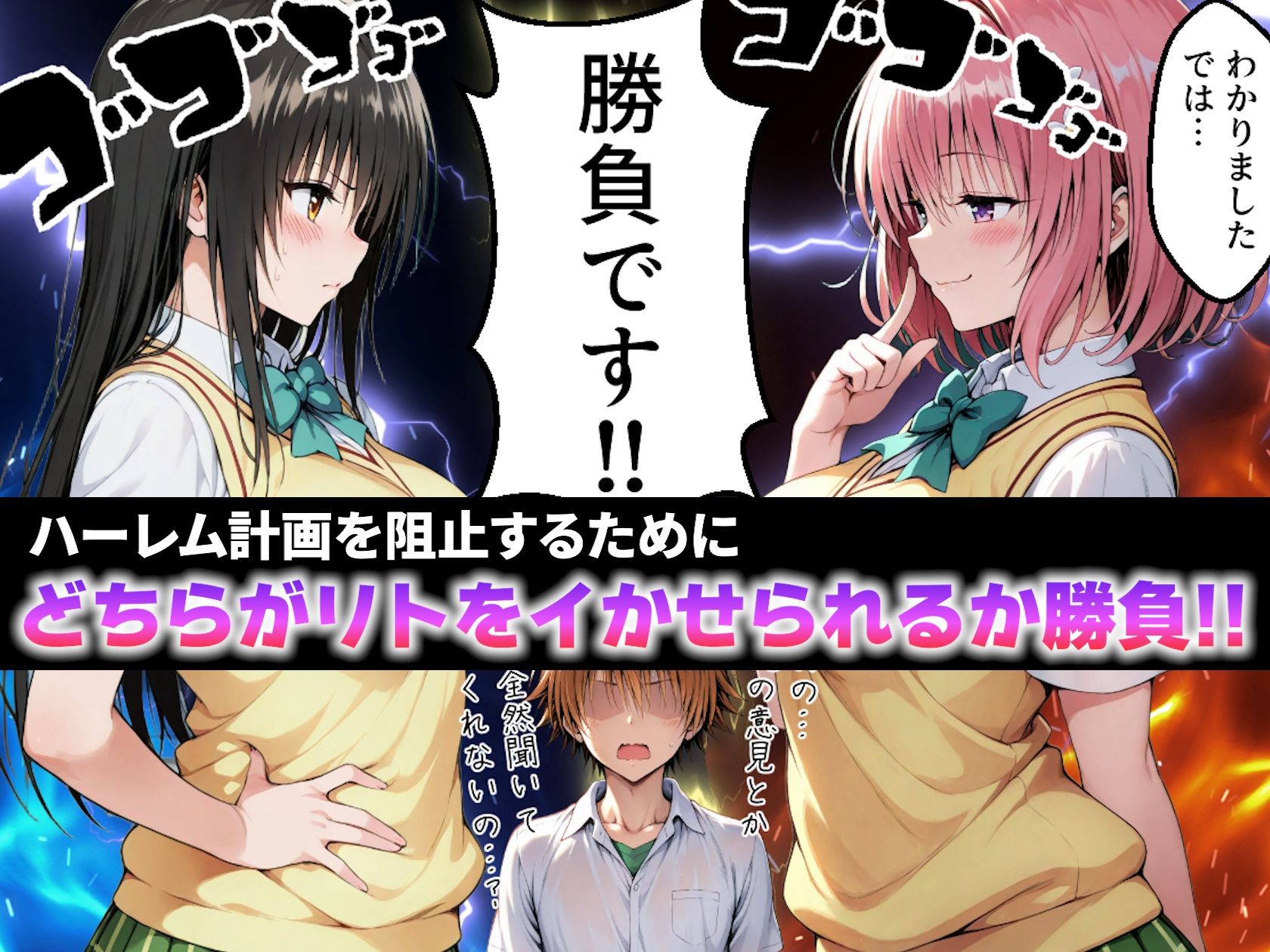 ガちんぽバトル！！ 〜ハレンチ風紀委員VS小悪魔お姫様〜 サンプル5ページ目