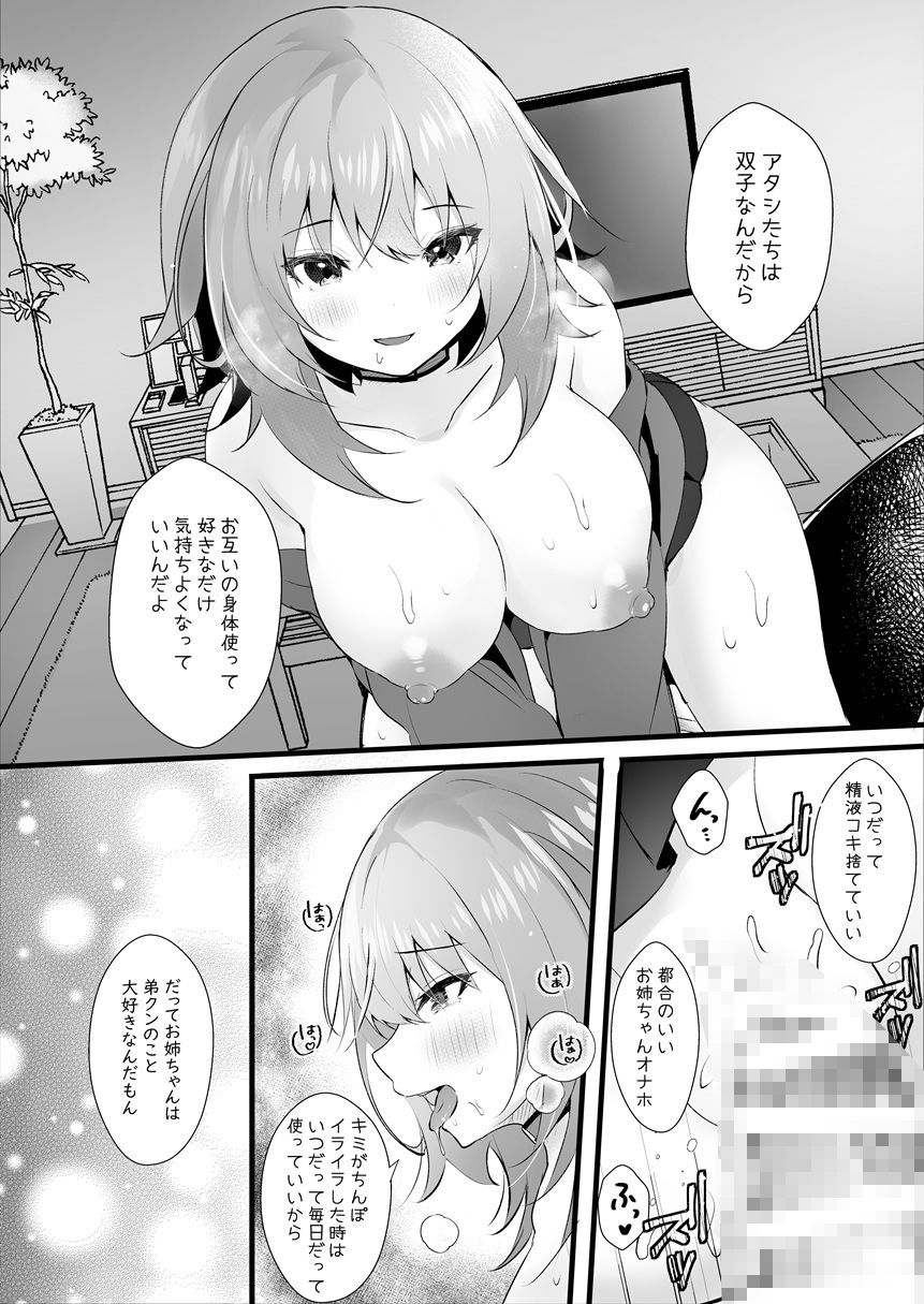 双子のお姉ちゃんは今日も弟クンが大好き サンプル7ページ目