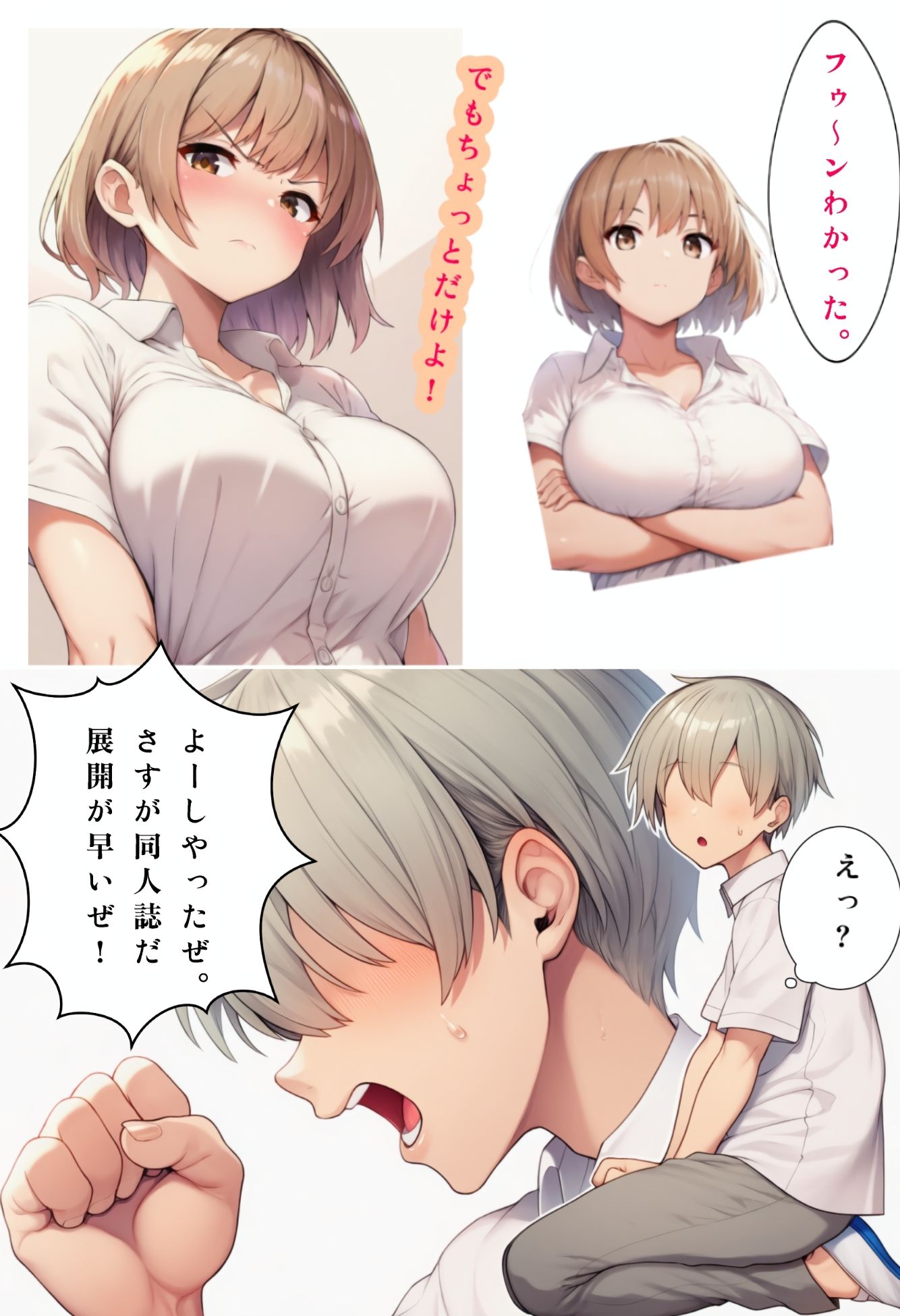 田中ハルカ  AI漫画 サンプル5ページ目
