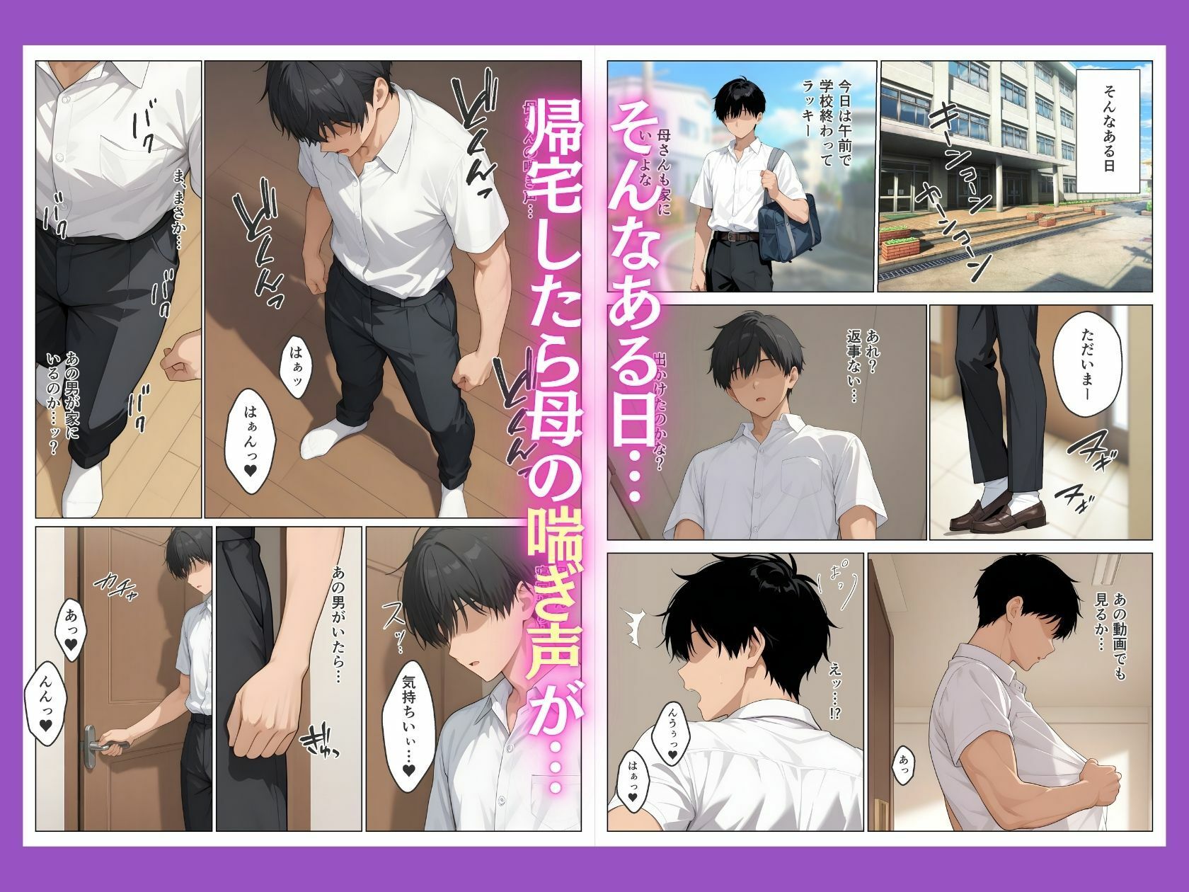 知らない男に抱かれていた母 サンプル9ページ目