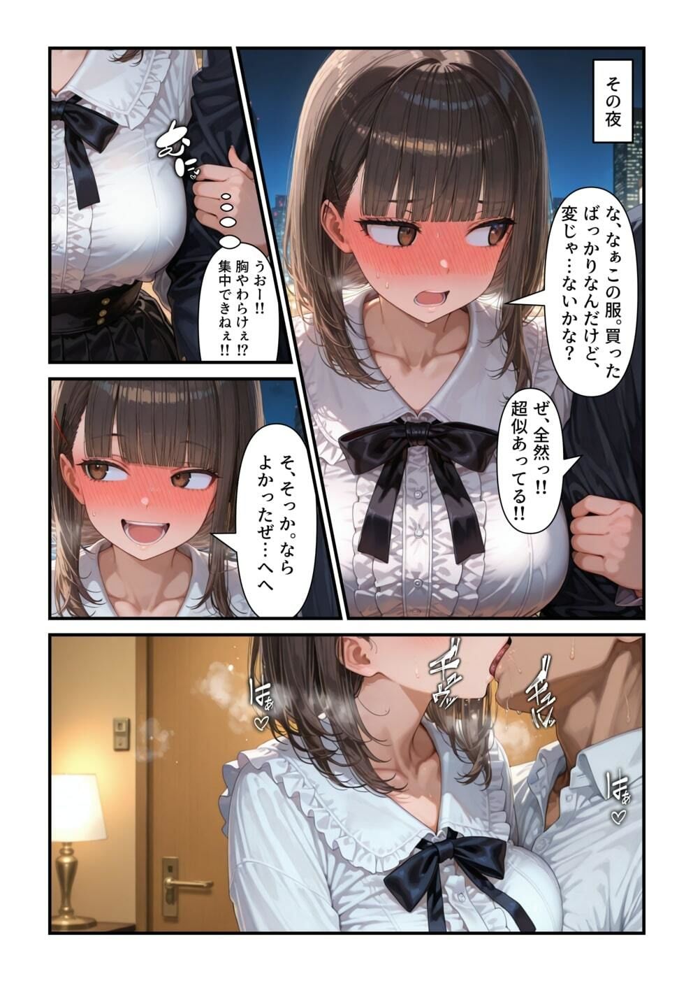 【乗っ取り】告白してきた女に合意で自分の人格ゼリーを飲ませてみた サンプル8ページ目