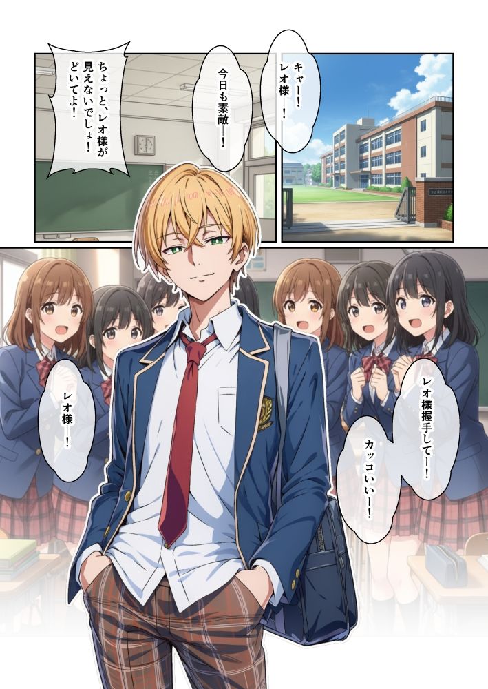 イケメン男子の三上君は僕のチンポでケツハメされたい！？ サンプル1ページ目