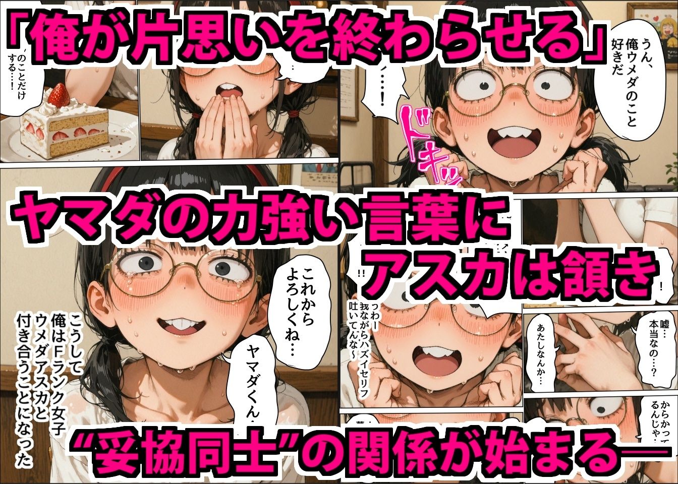 本命がいるくせに俺で妥協した地味系彼女を嫉妬と興奮でヤリ潰す話 サンプル4ページ目