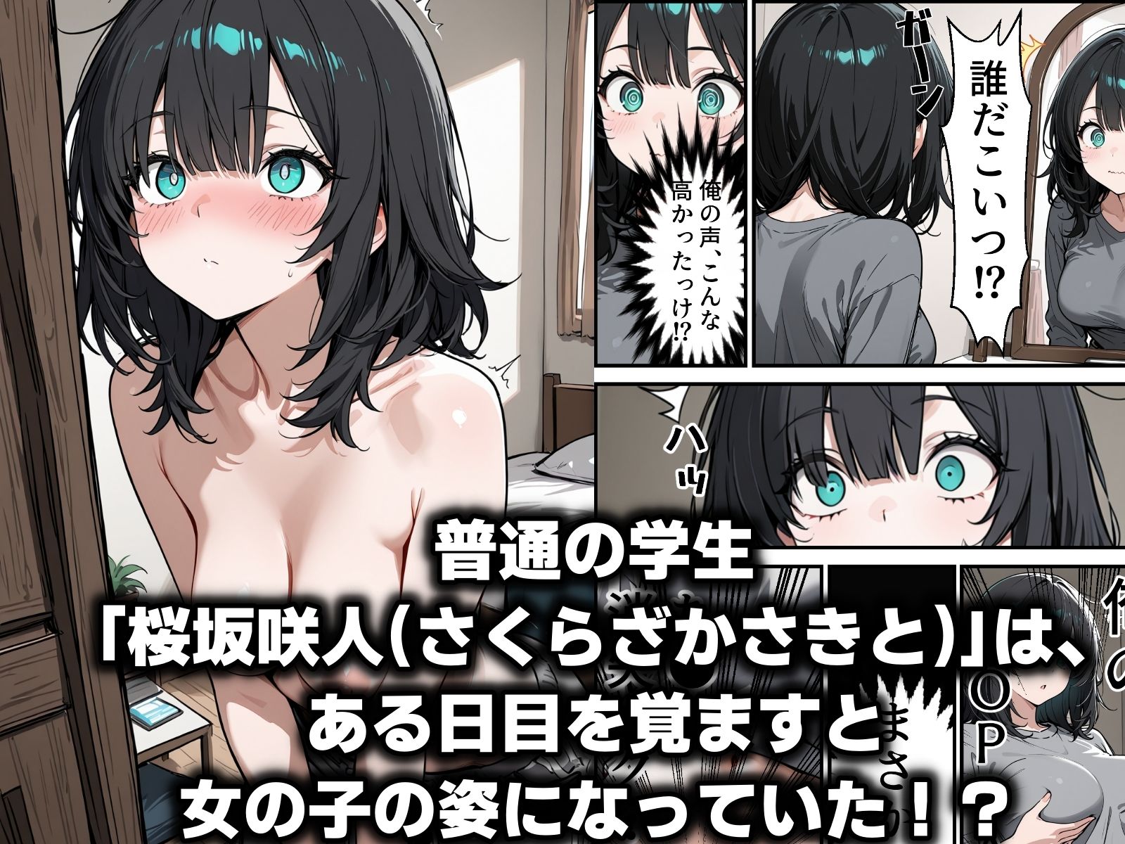 普通の男子だった俺がクソビッチなギャルに堕ちるまで サンプル1ページ目