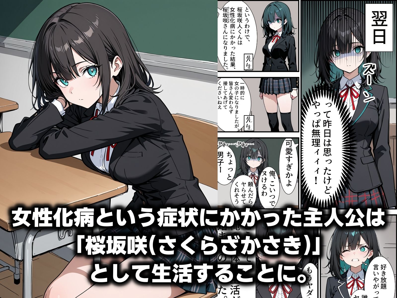 普通の男子だった俺がクソビッチなギャルに堕ちるまで サンプル2ページ目