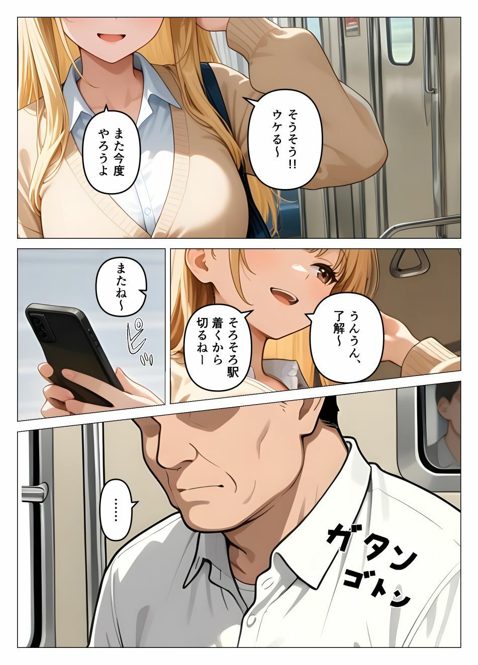 俺は治安保護員！！悪い子には性的罰を与える！！ サンプル1ページ目