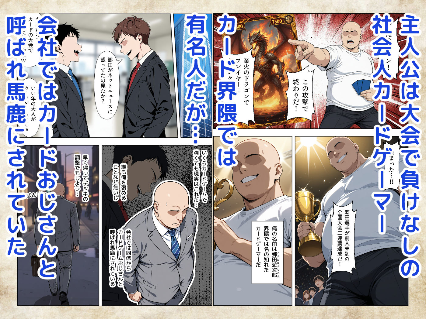 カードアニメあるあるの世界で無双してみた サンプル1ページ目