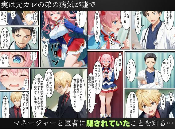 アイドル闇堕ち〜騙された彼女は「女」を使って復讐を遂げる…〜 サンプル8ページ目
