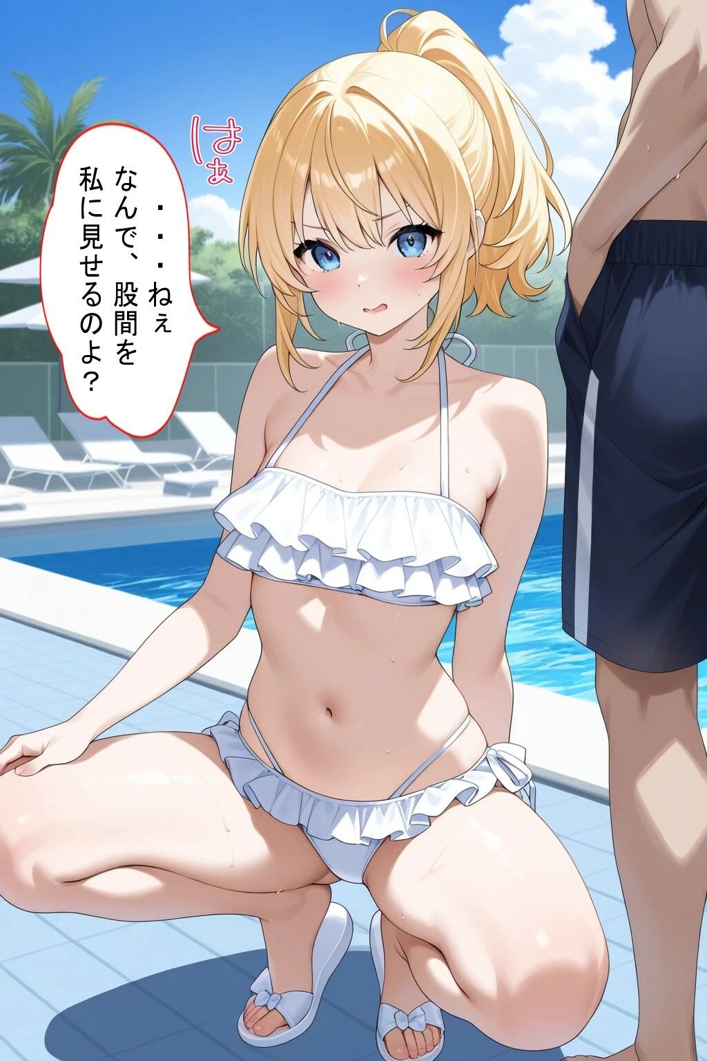 青春メモリー  献身彼女  水着ver サンプル3ページ目
