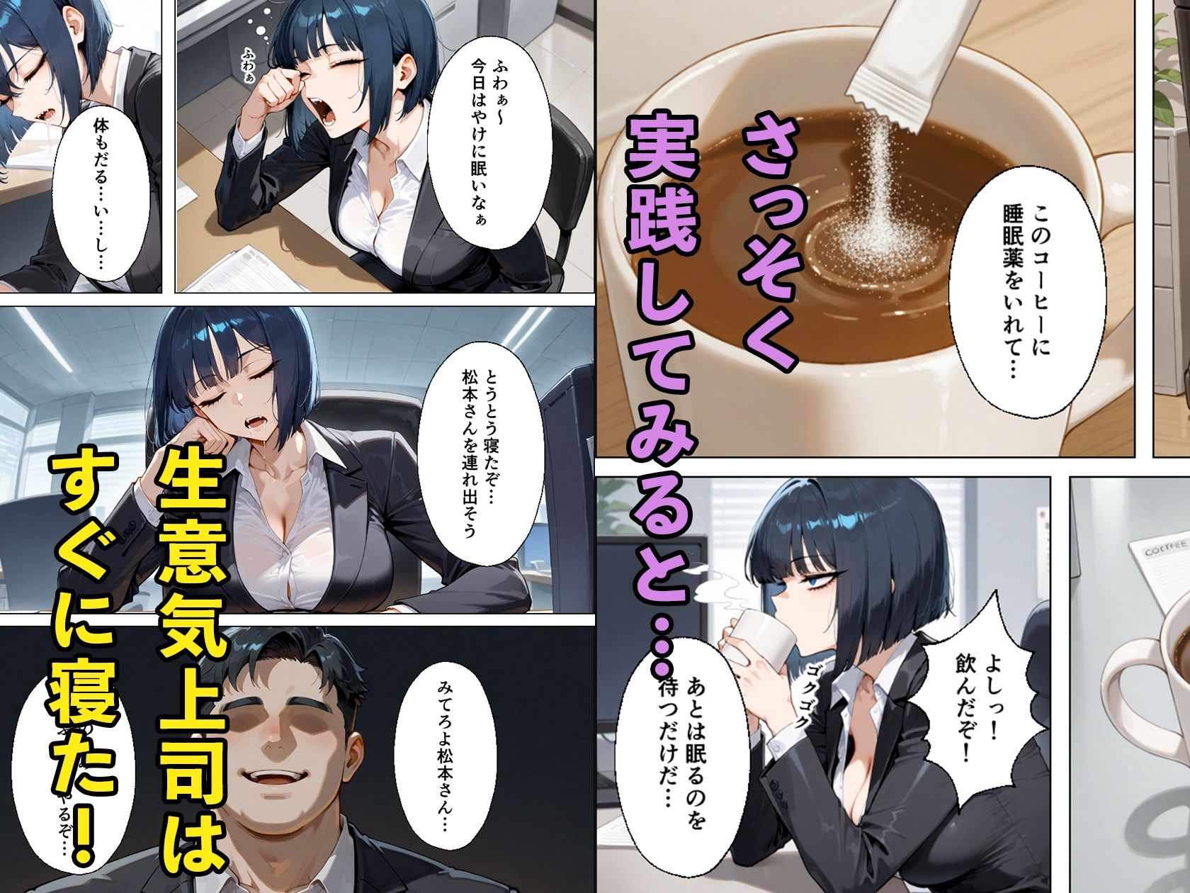 生意気上司を性奴●になるまで犯し続けてみた サンプル5ページ目