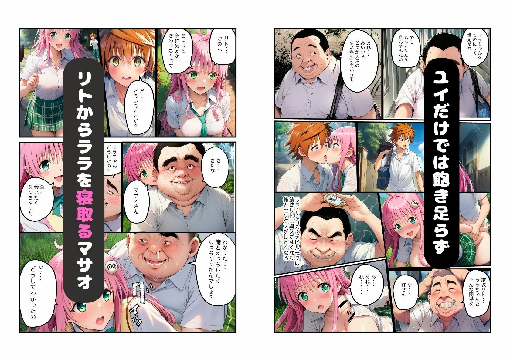 催●で寝取られハーレムセックス サンプル4ページ目