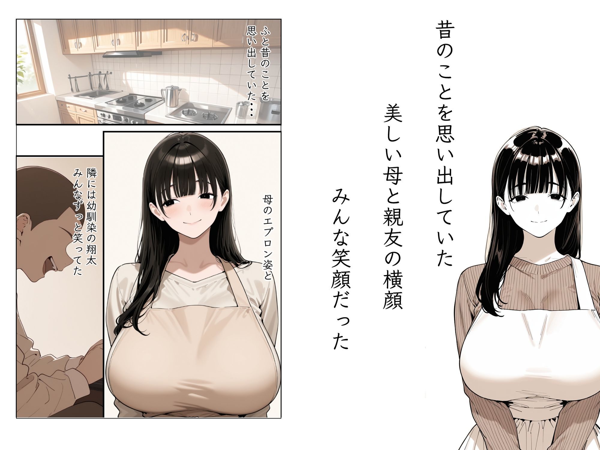 今夜も母をおかずにする  〜母と親友の交尾記録〜 サンプル1ページ目