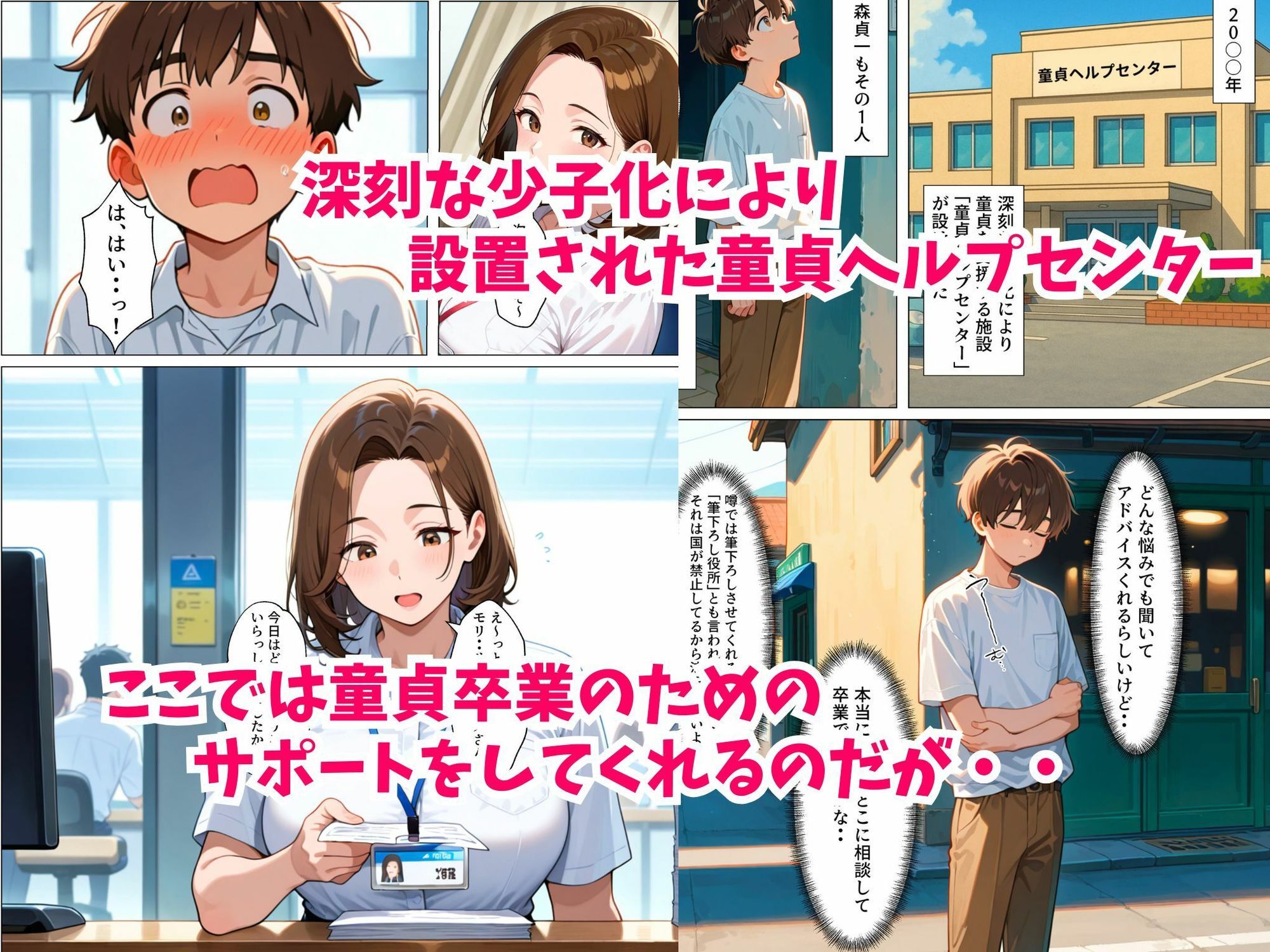筆下ろし役所 サンプル2ページ目