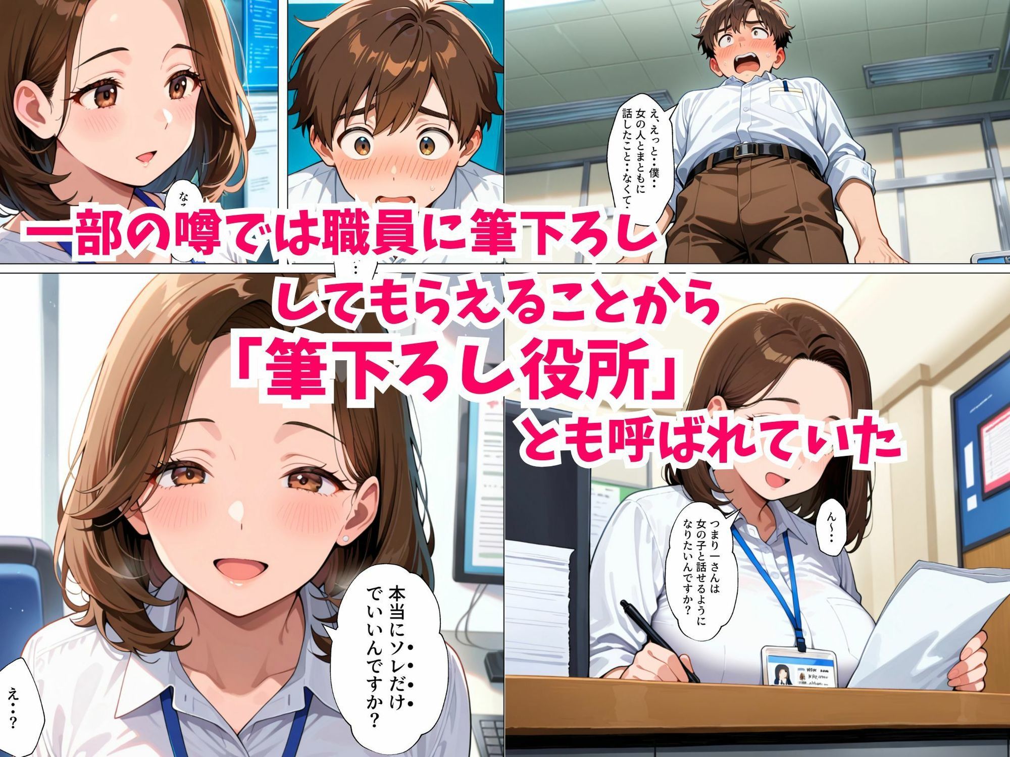 筆下ろし役所 サンプル3ページ目