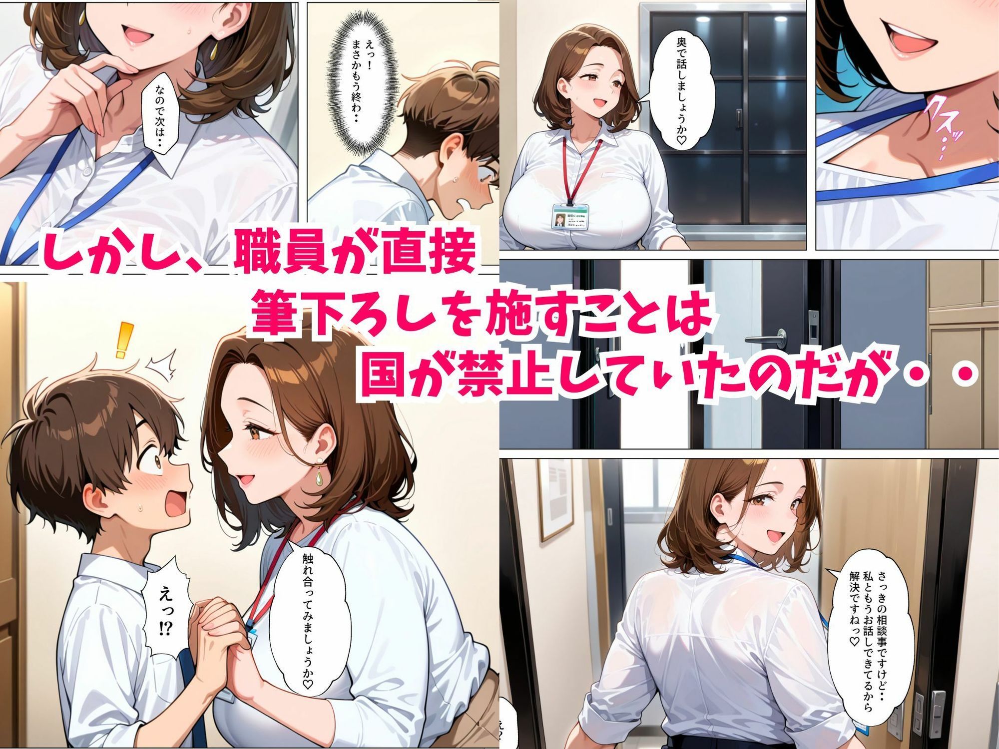 筆下ろし役所 サンプル4ページ目