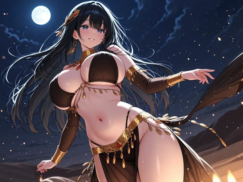 砂漠の踊り子で、ひとぬきっ サンプル1ページ目