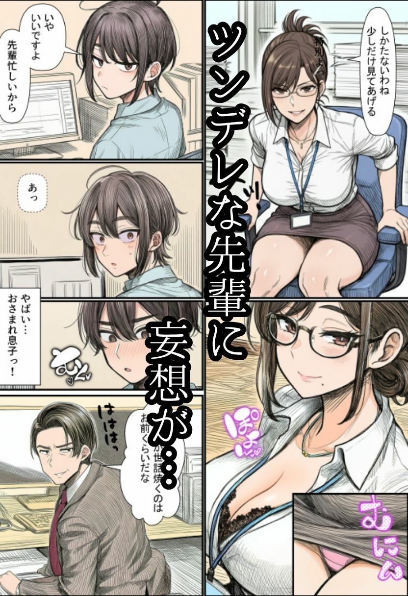 【人妻NTR】ツンデレの先輩OLはお隣さん！熟女に寝とられ中出ししちゃう サンプル3ページ目