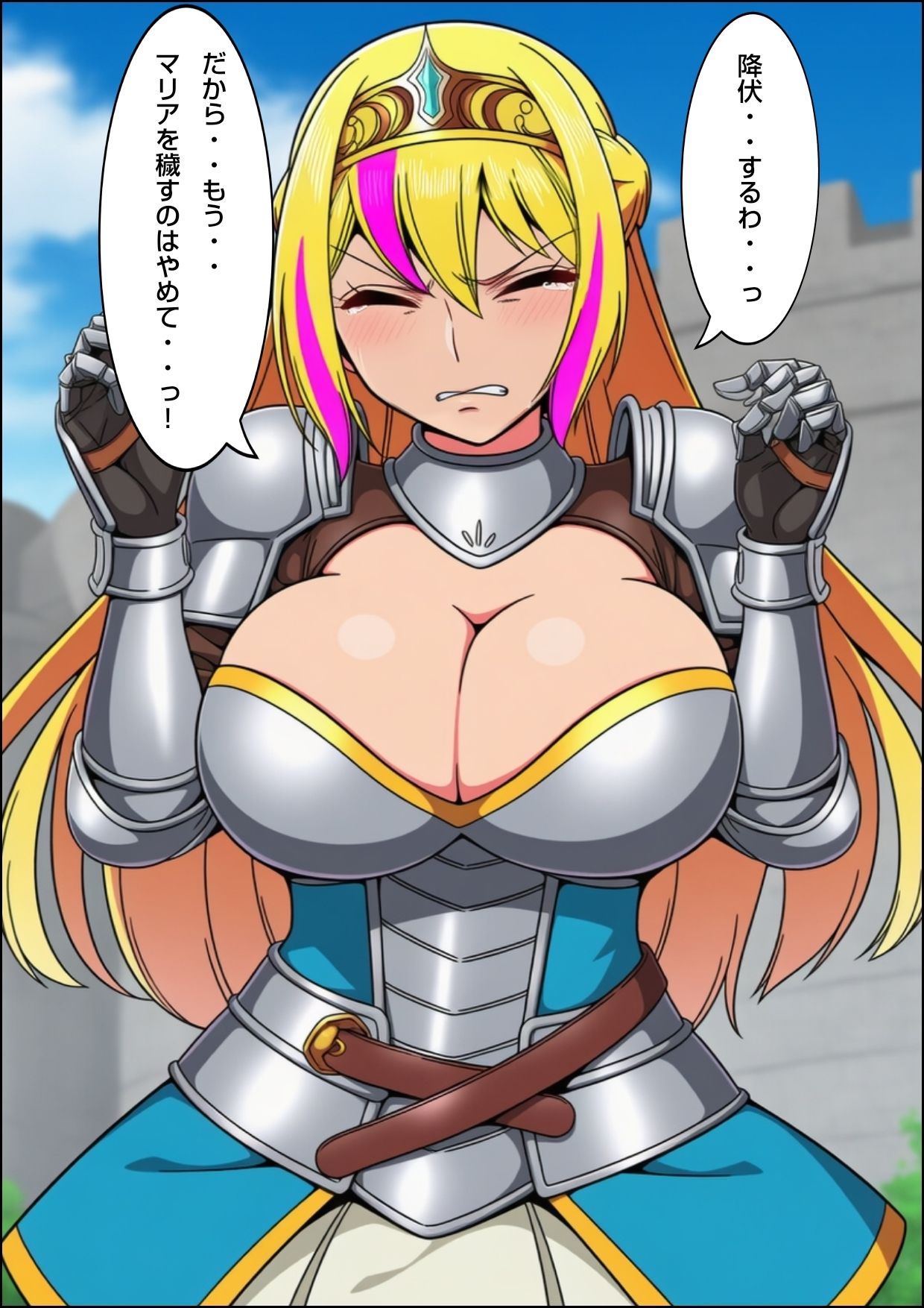 姫騎士  極太挿し敗北宣言 サンプル4ページ目