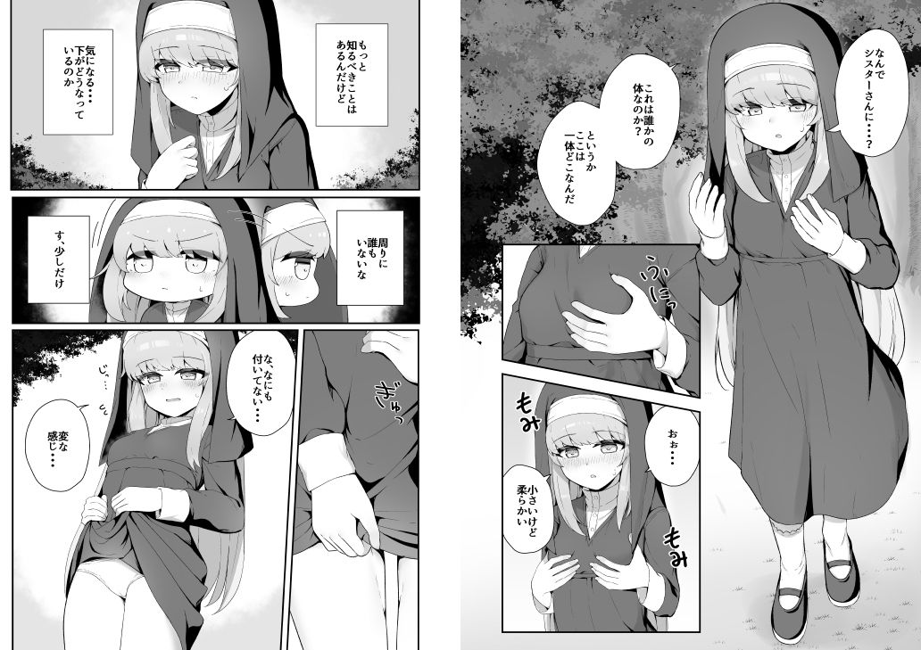 TSシスターさんのえっちなお仕事 サンプル4ページ目