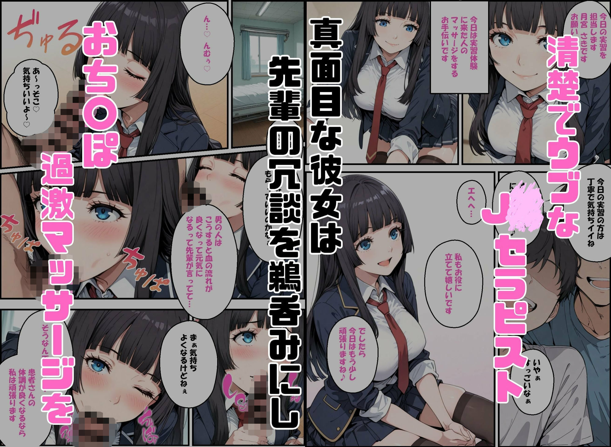 実習先で清楚なJ〇が快楽堕ちするまで サンプル1ページ目