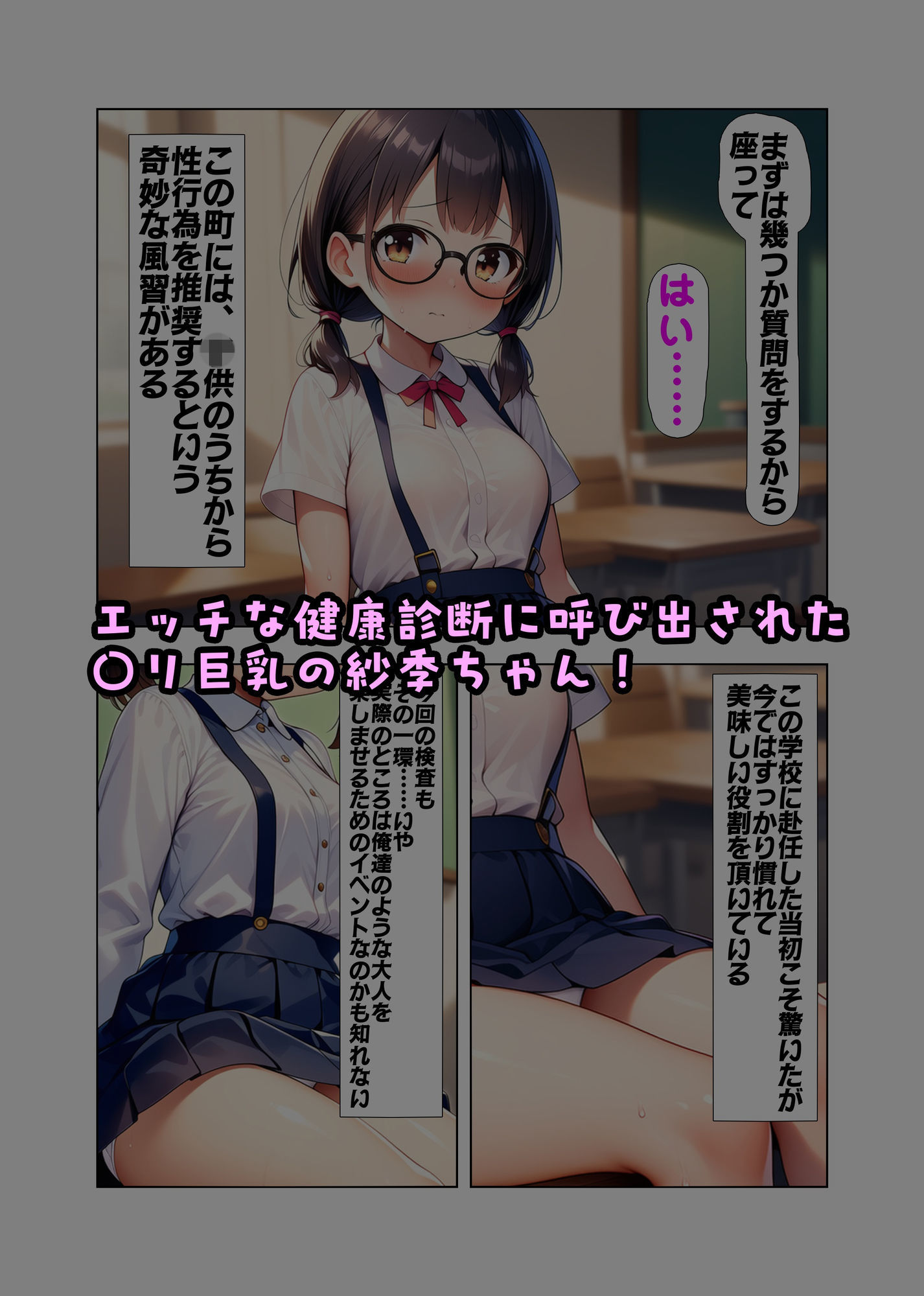 性少女教育  〇〇〇とエッチできる不思議な町  〜紗季ちゃん編〜 サンプル3ページ目