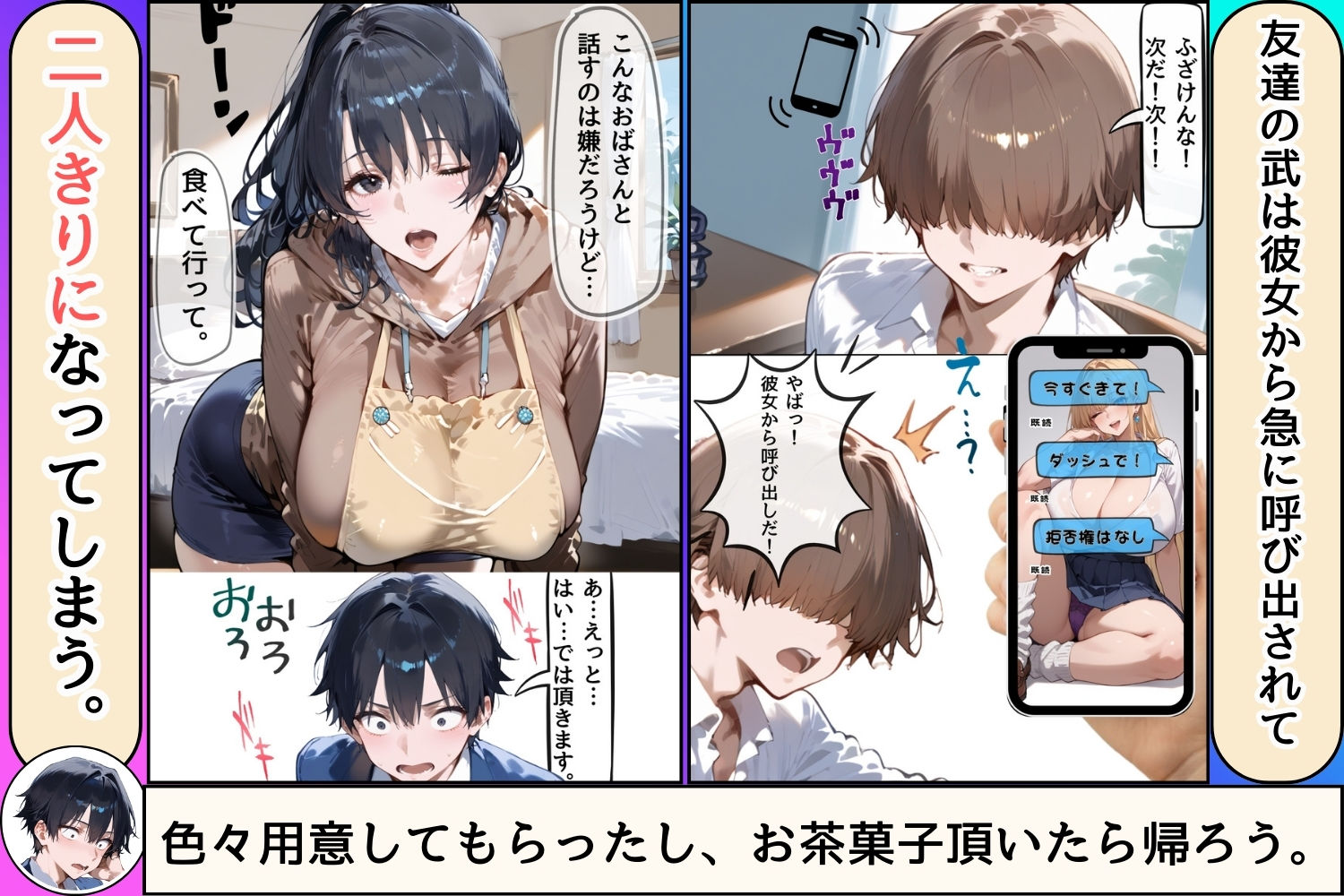 セックスレスのシングルマザーが発情したら本当にヤバかった。 サンプル4ページ目