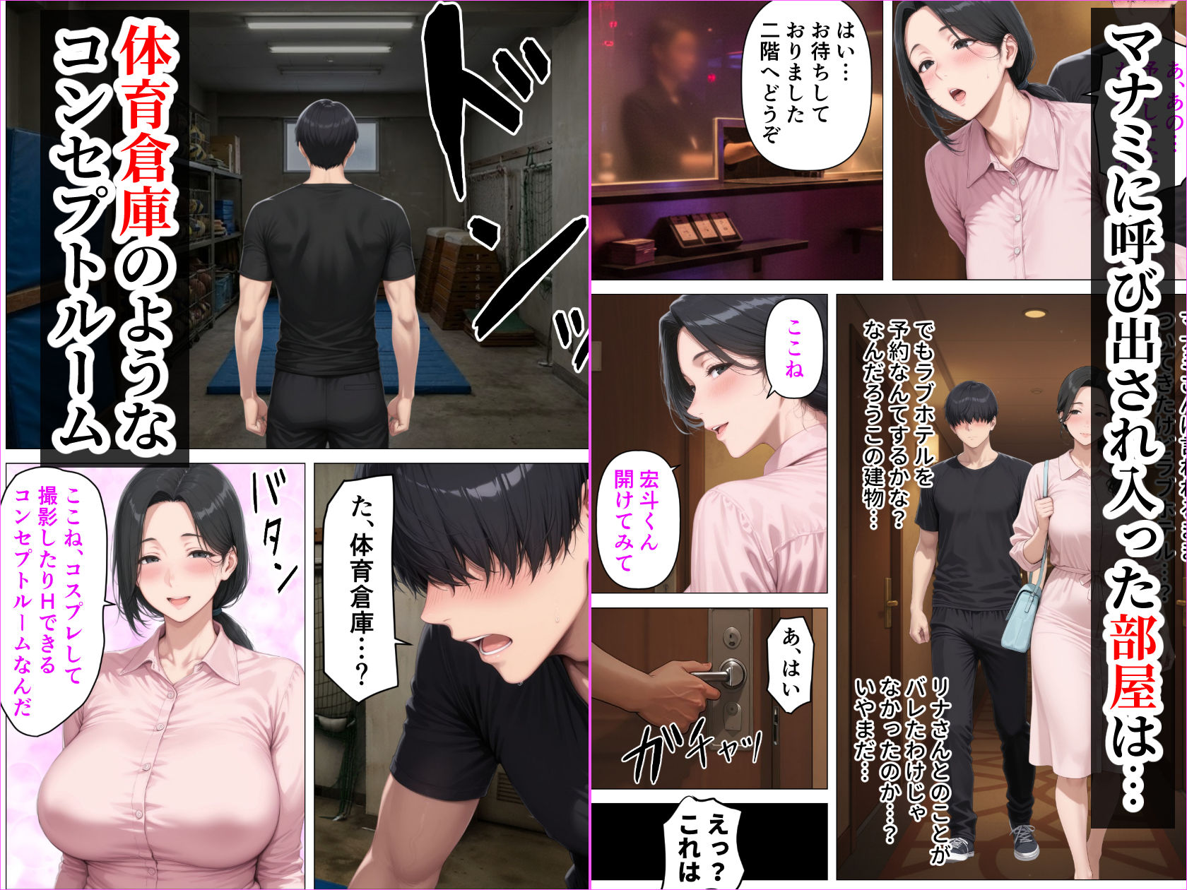 昭和マ●コの搾精天国！ブルマ＆JKコスの人妻に中出し放題 サンプル5ページ目