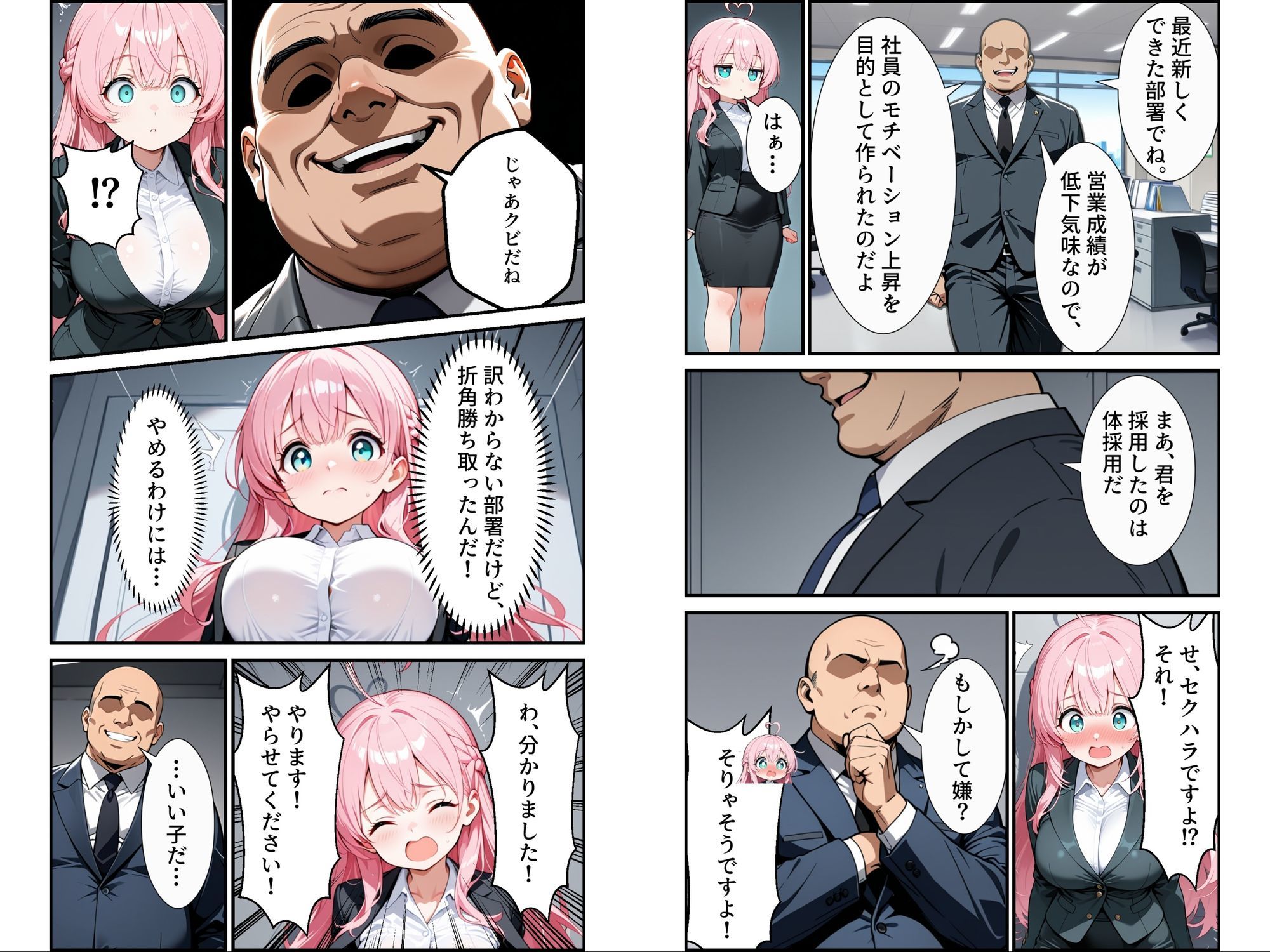 入社したら性処理する部署に配属された件！？ サンプル6ページ目