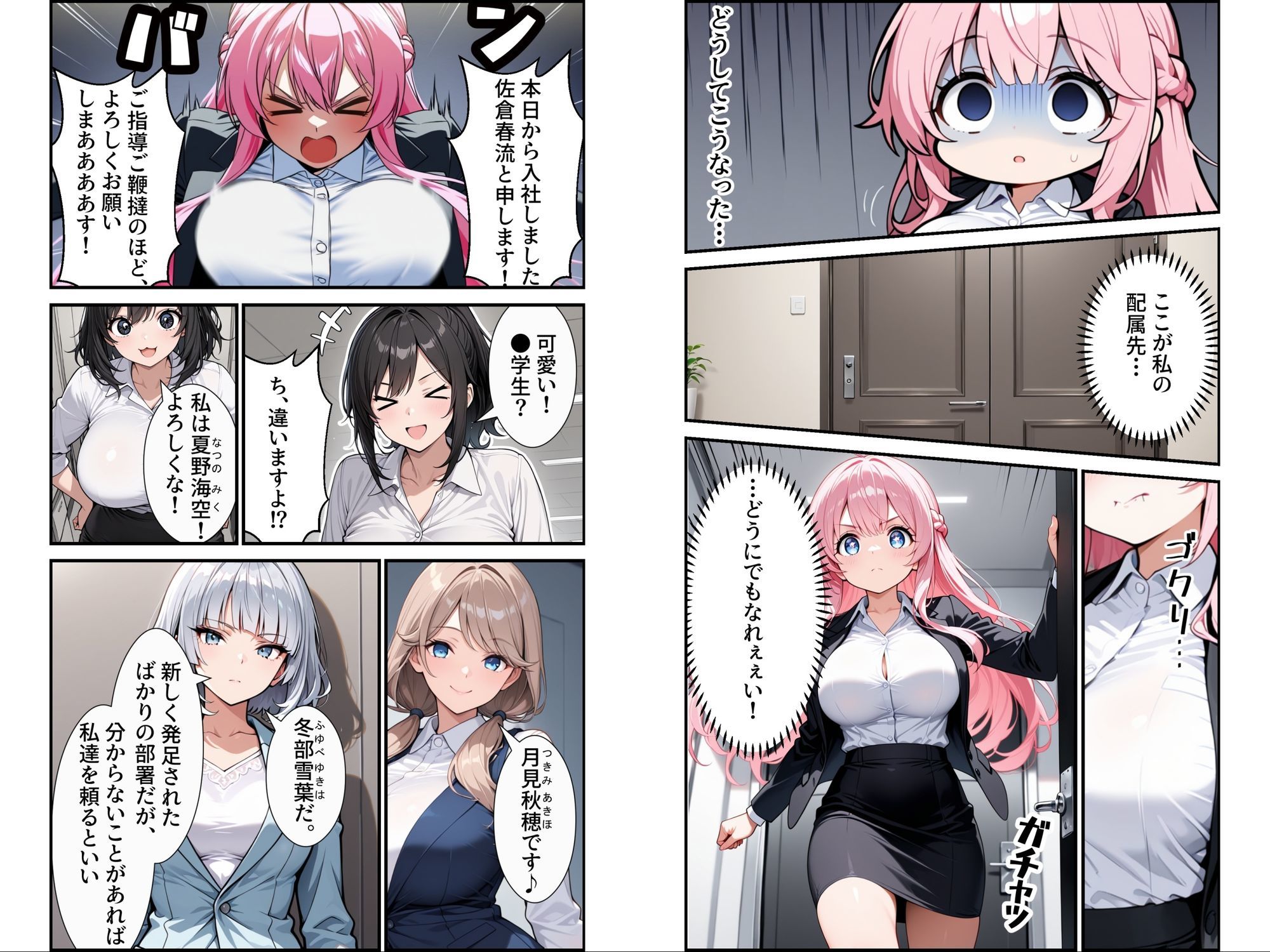 入社したら性処理する部署に配属された件！？ サンプル7ページ目