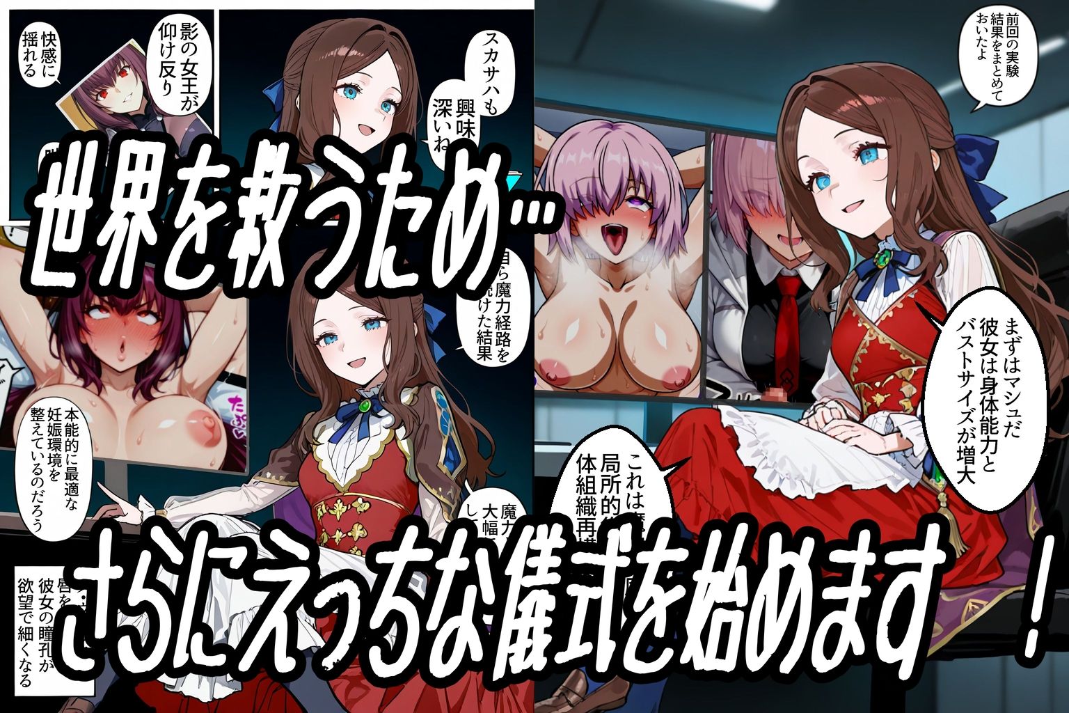 運命の種付けマスター2〜闇聖女と母神のオホ声受精〜 サンプル1ページ目