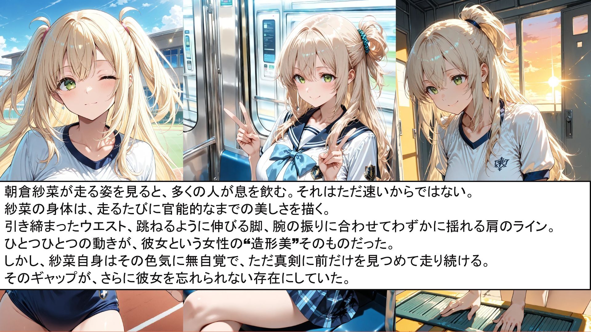 ブルマの肢体を這う縄、甘い支配に溶けていく夜 サンプル1ページ目