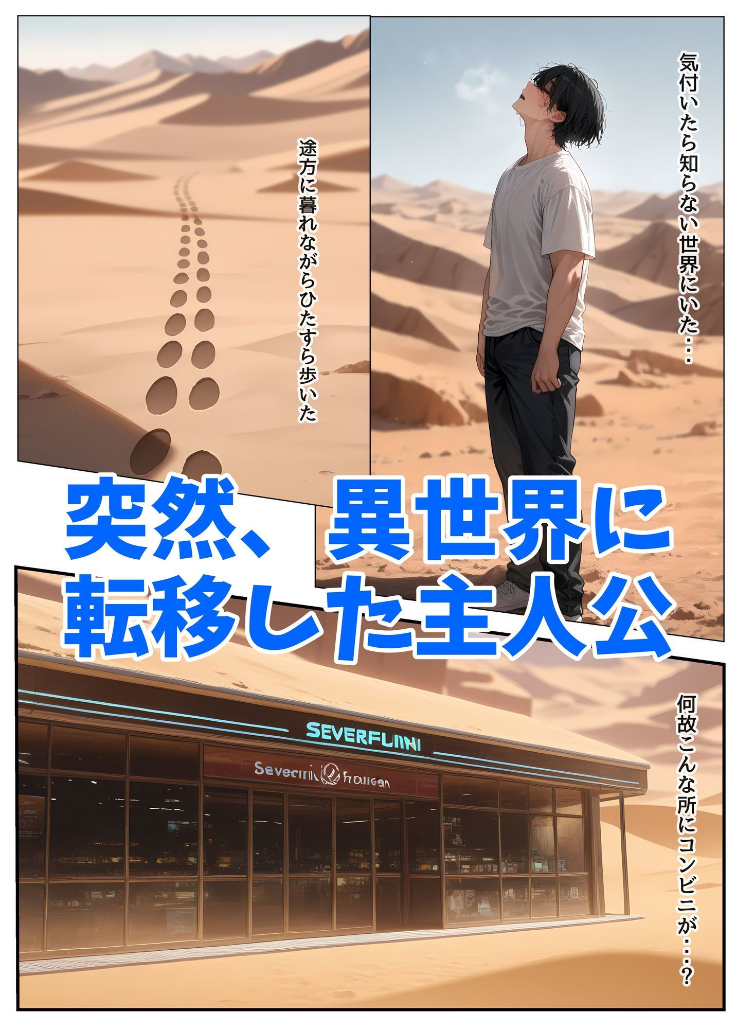 ダウナー巨乳コンビニ店員〜店の商品全部買ったらオマケがエッチすぎた サンプル1ページ目