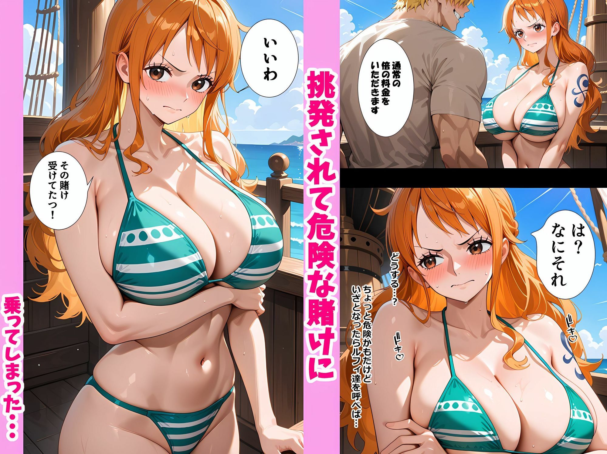 俺たちのナ〇さんがマッサージなんかでNTRされる訳ない サンプル2ページ目